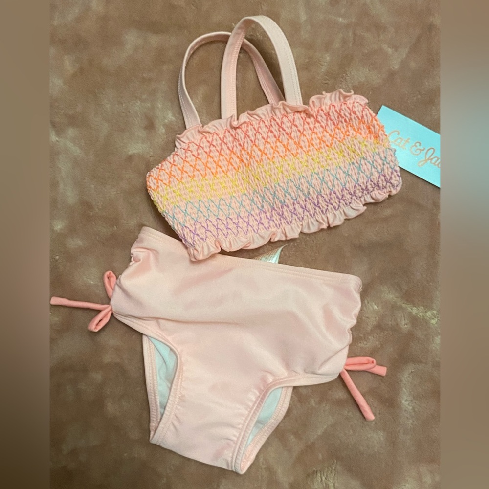 Cat&Jack two piece Toddler bathing suit 12M